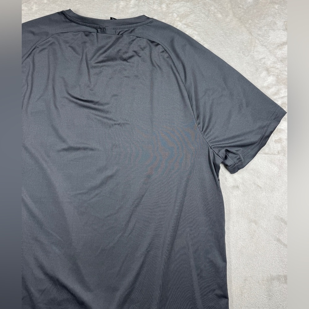 Spyder Men’s Dark Charcoal Grey Athletic Active Crewneck Short Sleeves Tee XL - Picture 11 of 14